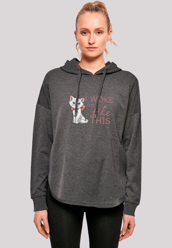 DISNEY ARISTOCATS MARIE WOKE UP - Kapuzenpullover - charcoal