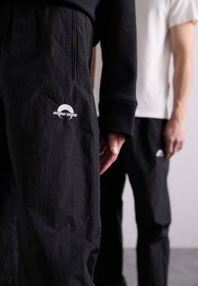 MARINE SERRE SPORT TRACK PANTS UNISEX - Παντελόνι φόρμας - black