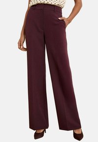 WIDE  - Broek - berry
