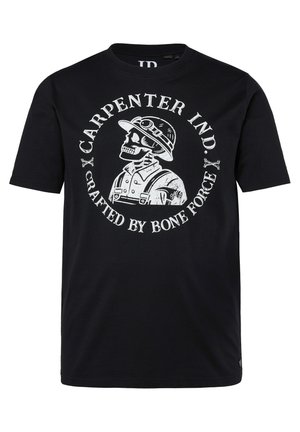JP1880, WORKWEAR SHORT SLEEVE CHEST PRINT - T-Shirt print - black