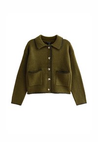 STITCH COLLARED - Vest - olive