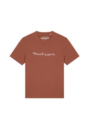 MARIAH IS COMING - T-Shirt print - heritage brown