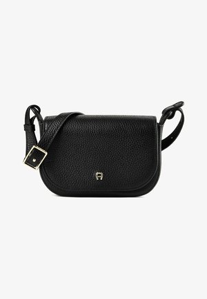 AIGNER, PURA UMHÄNGETASCHE LEDER 19.5 CM - Borsa a tracolla - black
