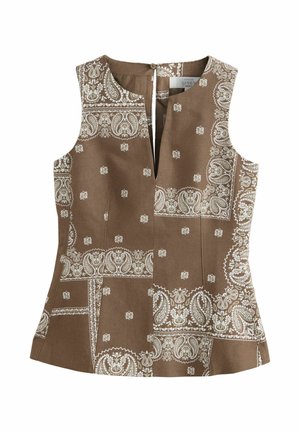 Next, Camicetta - chocolate brown