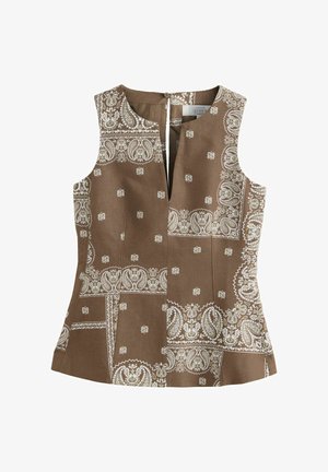 Next, Camicetta - chocolate brown