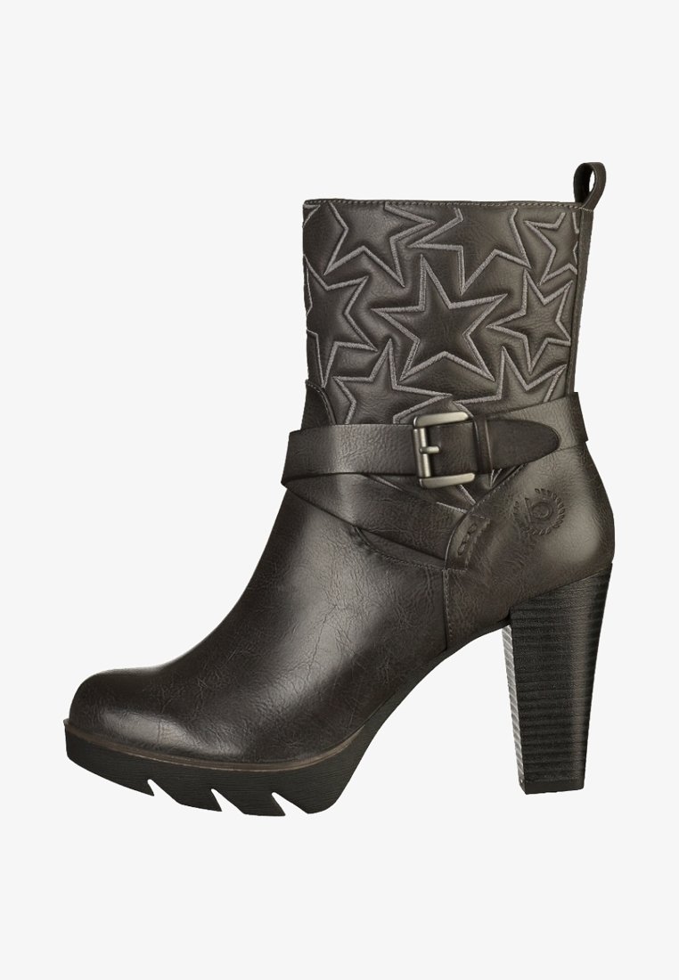 bugatti Bottines à talons hauts - grey