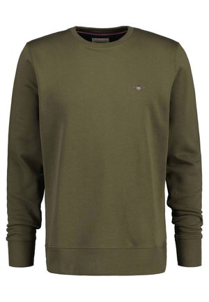 SHIELD NECK - Sweatshirt - juniper green