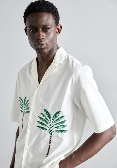 OFFICINE GENERALE LUIS PALMTREE EMBROIDE - Chemise - ecru