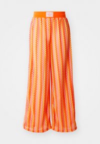 TRACKPANT - Tracksuit bottoms - semi lucid fuchsia/hazy orange/semi solar orange