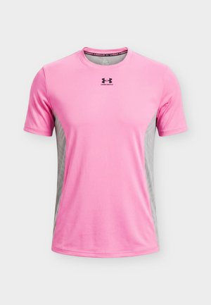 Under Armour, CHALLENGER PRO - Αθλητικό μπλουζάκι - pink frenzy/titan gray/ultimate black