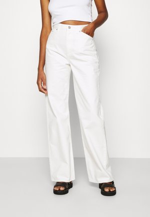 WIDE LEG - Jean boyfriend - ecru