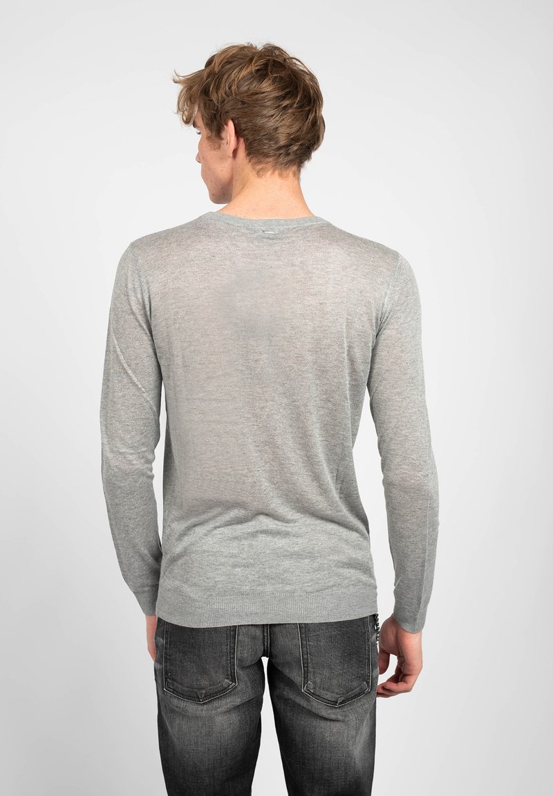 Herren Strickjacken | Antony Morato Strickpullover grau - KS01083 Herren Strickjacken | Antony Morato Strickpullover grau - KS01083
