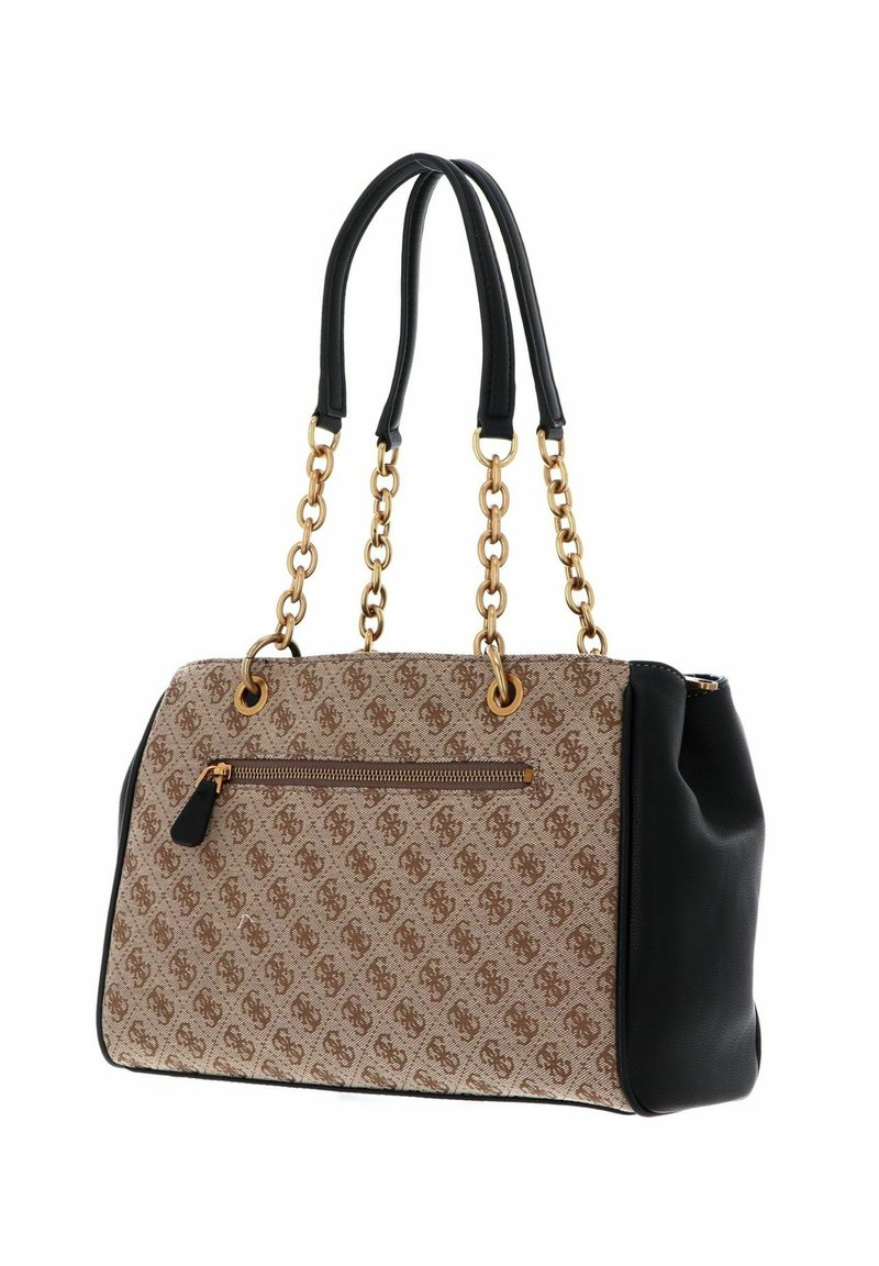 Damen Handtaschen | Guess AVIANA LUXURY SATCHEL Handtasche latte black/beige - ZH79252 Damen Handtaschen | Guess AVIANA LUXURY SATCHEL Handtasche latte black/beige - ZH79252