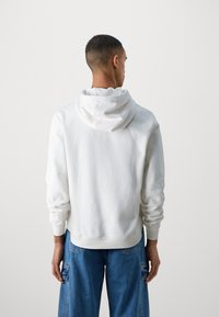 Tommy Jeans FLAG ZIP THRU - Hoodie - ancient white
