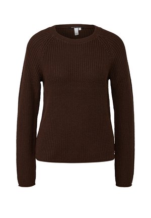QS, STRICKPULLOVER - Maglione - dunkelbraun