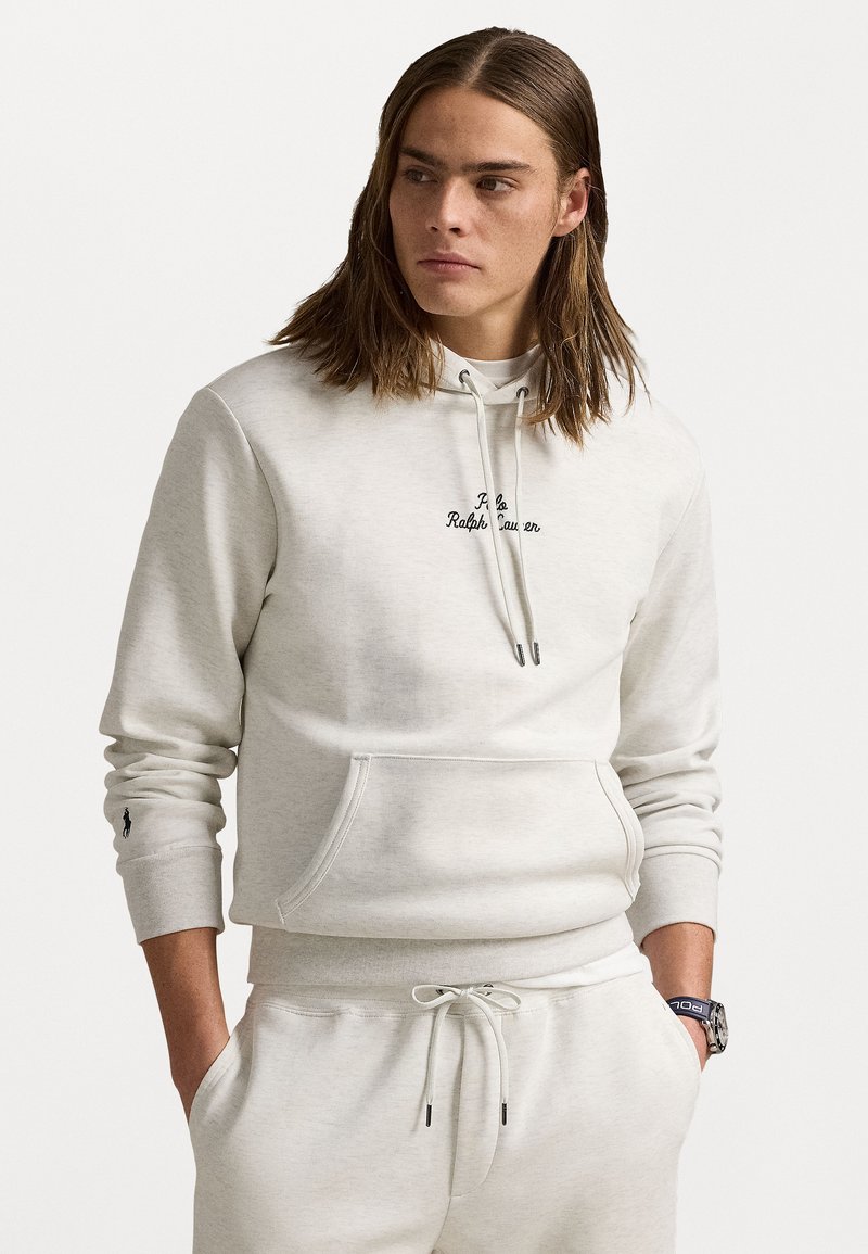 Polo Ralph Lauren - LOGO DOUBLE KNIT HOODIE - Jersey con capucha - soho heather, Ampliar
