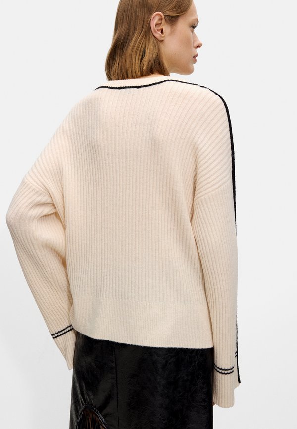 WITH CONTRAST DETAIL - Jumper - beige4