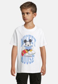 Mister Tee MICKEY MOUSE SMART TEE - Triko s potiskem - white