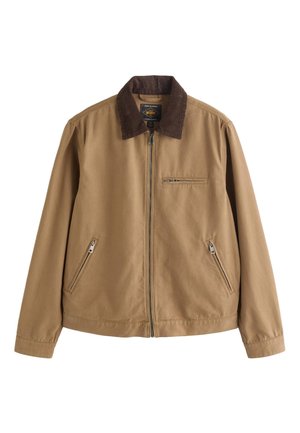 Next REGULAR FIT COLLAR - Nyári dzseki - tan/brown