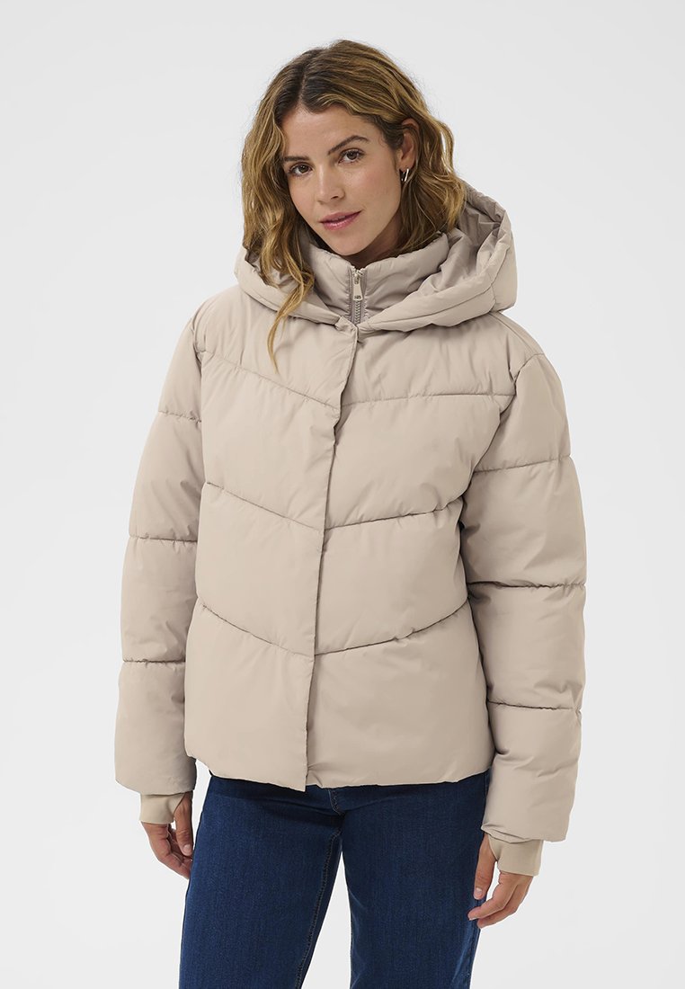 Cream Winterjas beige