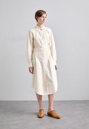 CYRA DRESS - Vestido camisero - light yellow