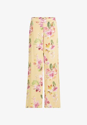 Vera Mont, VERA MONT MIT BLUMENPRINT MARLENE-HOSE - Broek - yellow rosé