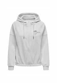 ONLY Sweatjacke - light grey melange