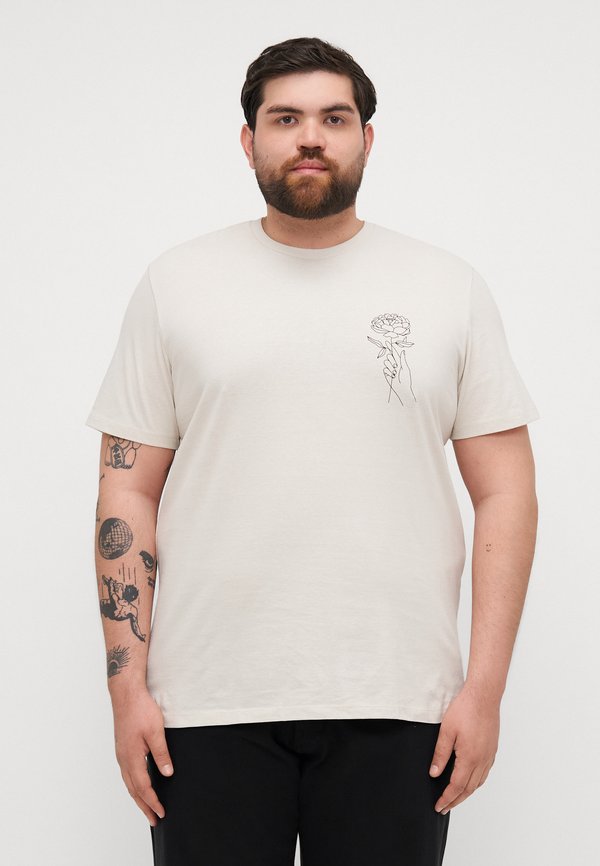 JJMYSTIC TEE CREW NECK - Print T-shirt - moonbeam3