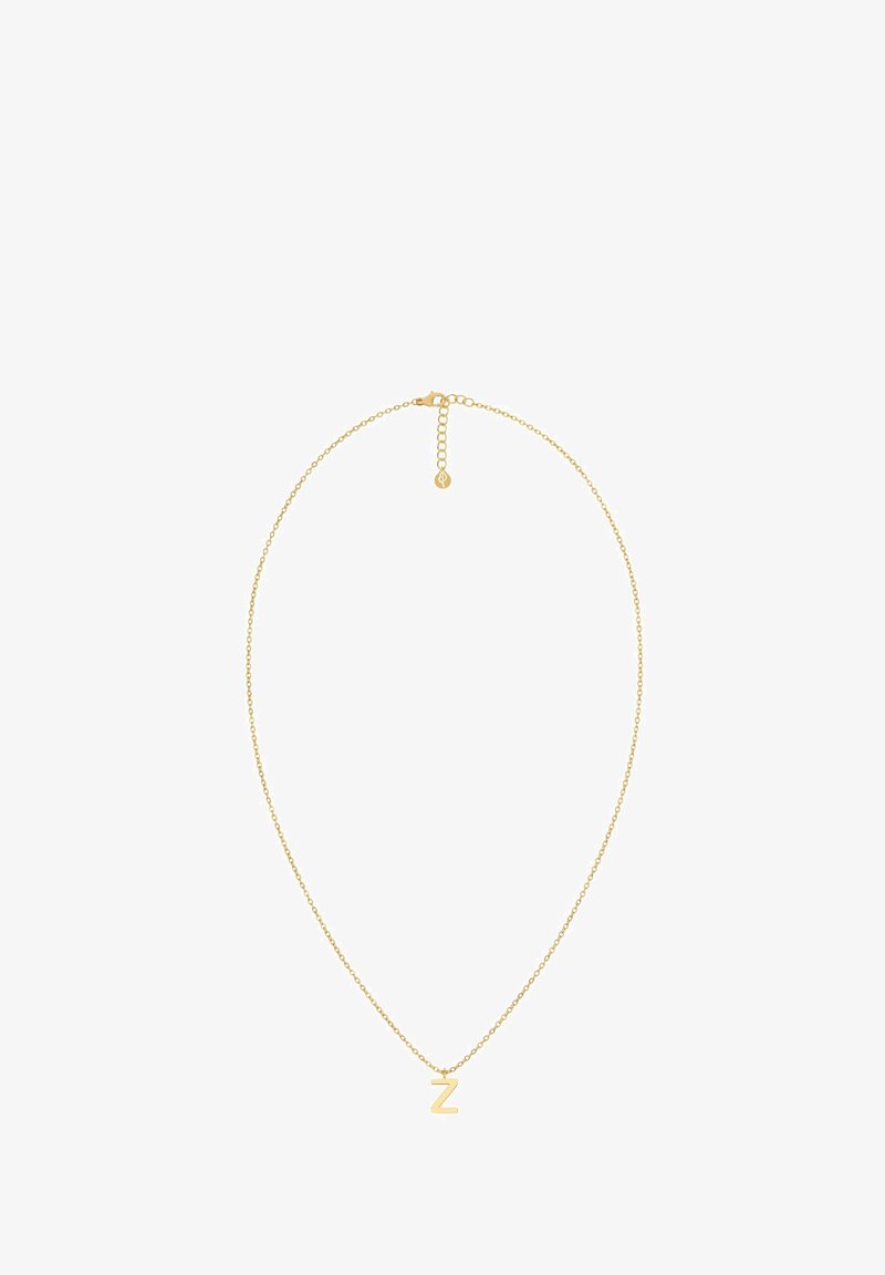 Guldringe med en fin kæde og en lille "z" vedhæng. Har en hummerlås og justerbar længde med ekstra led.