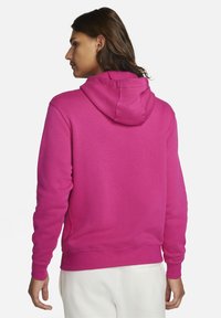 Nike Sportswear SPORTSWEAR CLUB FLEECE - Sweatshirt com capuz - active pink/active pink/white