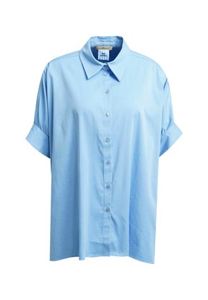 Smith&Soul, SMITH&SOUL OVERSIZED BLUSE MIT KURZARM - Button-down blouse - sky