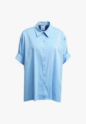 Smith&Soul, SMITH&SOUL OVERSIZED BLUSE MIT KURZARM - Button-down blouse - sky