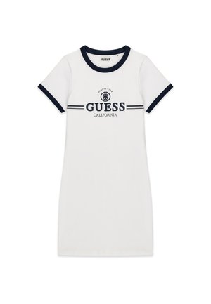 Guess SS MINI ME - Vestito di maglina - weiß
