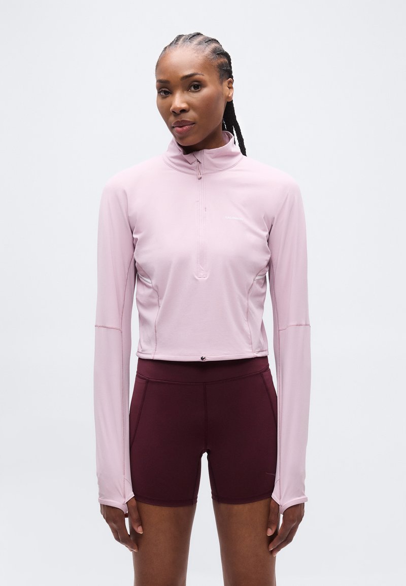 Salomon SENSE AERO - Top s dlouhým rukávem - dawn pink