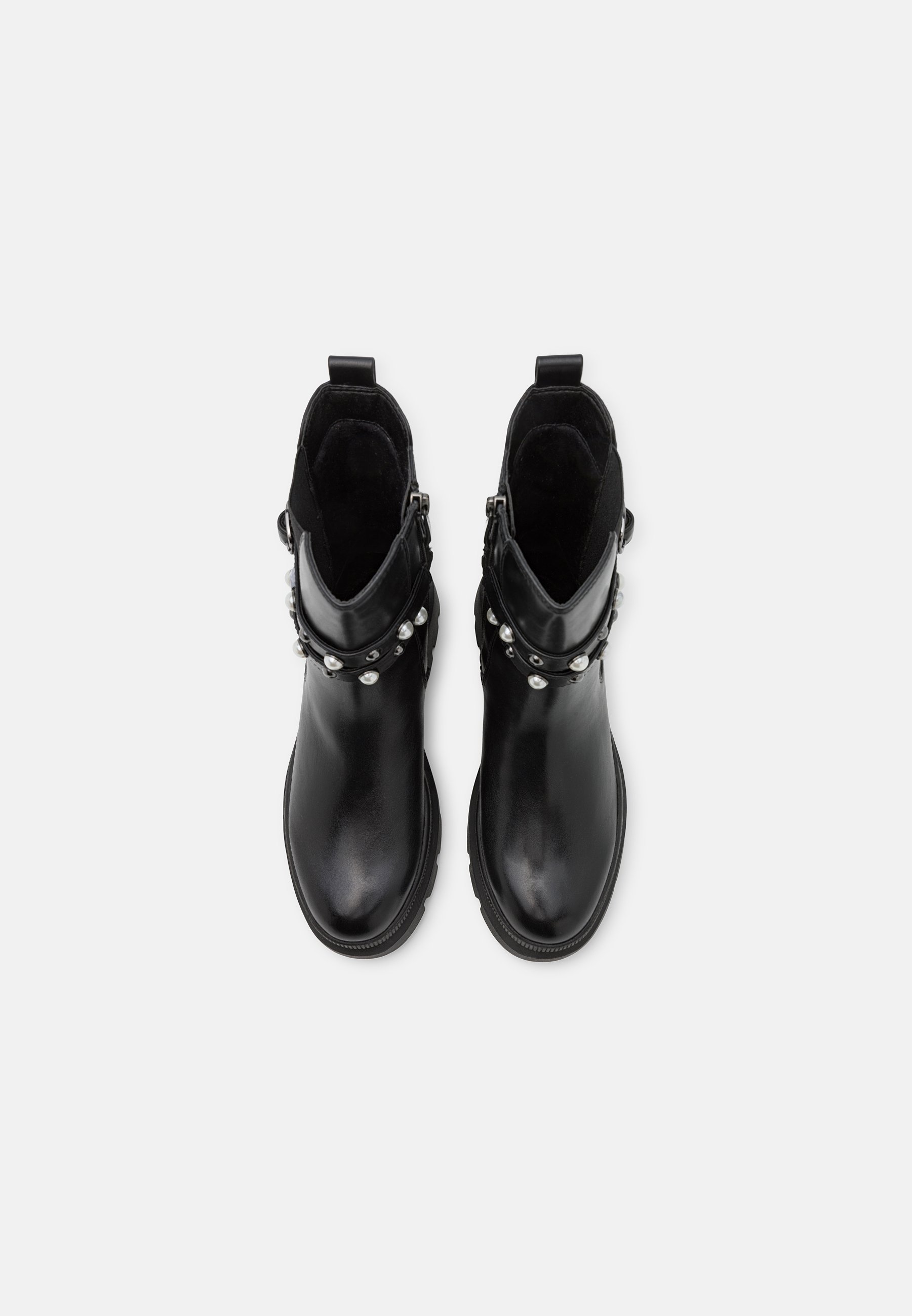 Botines Chelsea Tamaris Para Mujer | Piel Negra, Plantilla Extraíble | Talla 37 EU | Comodidad Y Estilo Sin Cordones