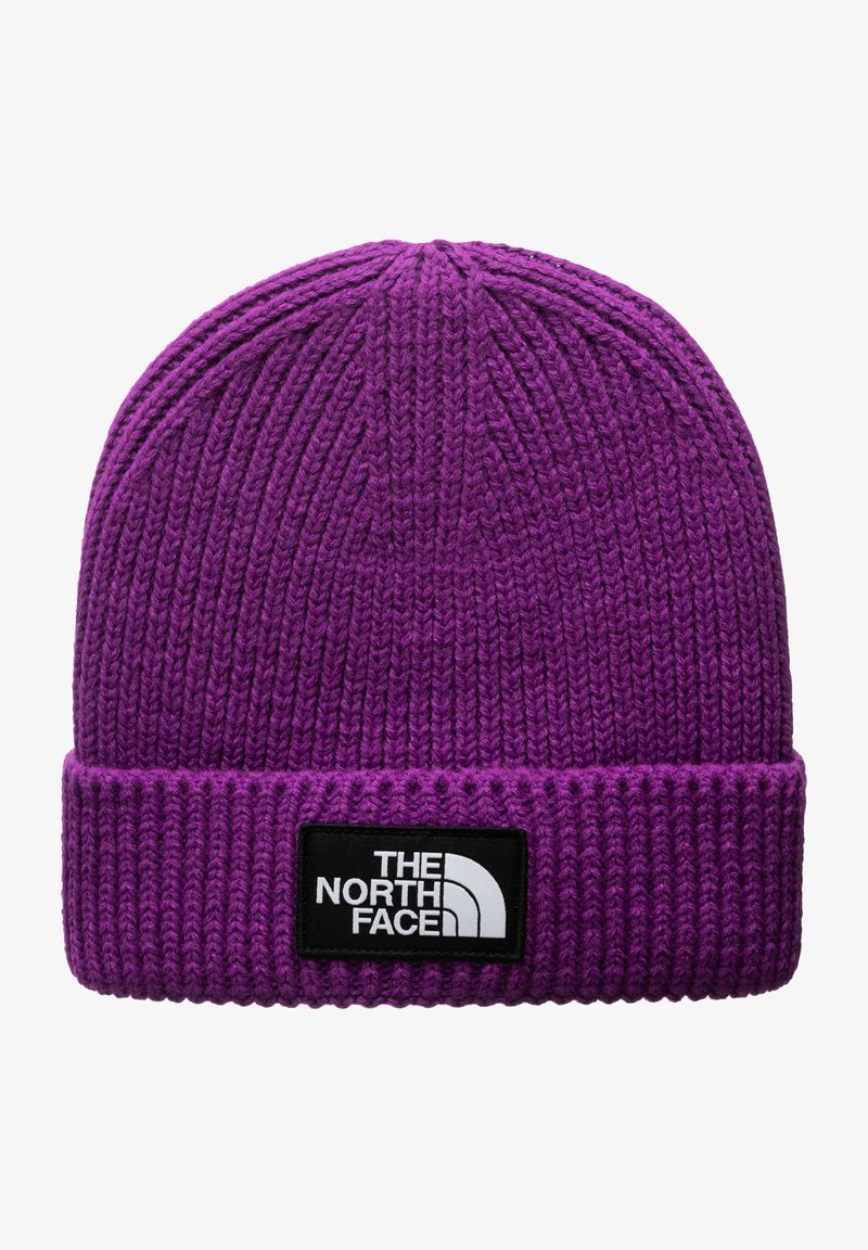 The North Face LOGO BOX CUFFED UNISEX - Beanie - purple cactus flower