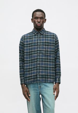 SLUB PLAID  - Skjorter - dark blue