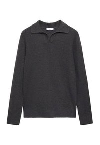 Mango Stickad tröja - anthracite