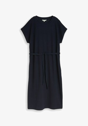 TOM TAILOR, TOM TAILOR KLEIDER & JUMPSUITS LOOSE FIT MIDI-KLEID - Jerseykleid - sky captain blue