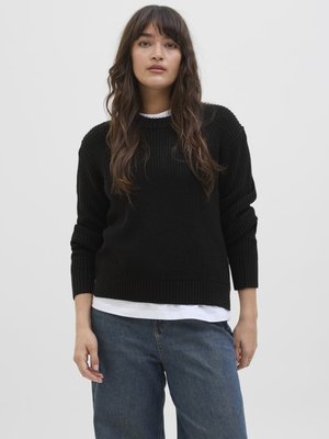 JXGLOBAL CREW NECK - Pullover - black