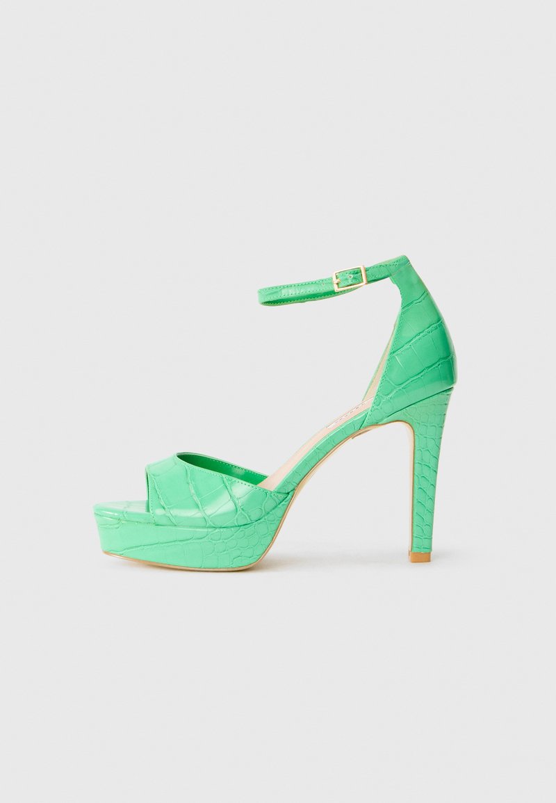 Dune London Sandalen met hoge hak groen
