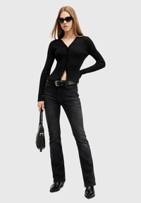 AllSaints HALDAN - Bootcut-farkut - black