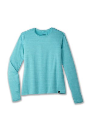 Brooks LUXE - Maglietta a manica lunga - htr aqua
