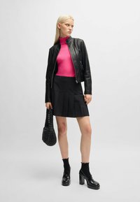 HUGO Leren jas - black one