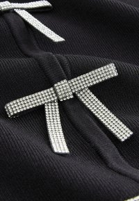 Next REGULAR FIT - SMART EMBELLISHED BOW - Kardigan - black
