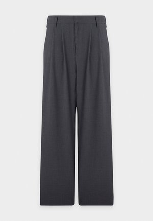 YOURTURN ADAPTIVE EXTREME WIDE LEG TROUSERS - Παντελόνι - dark grey melange