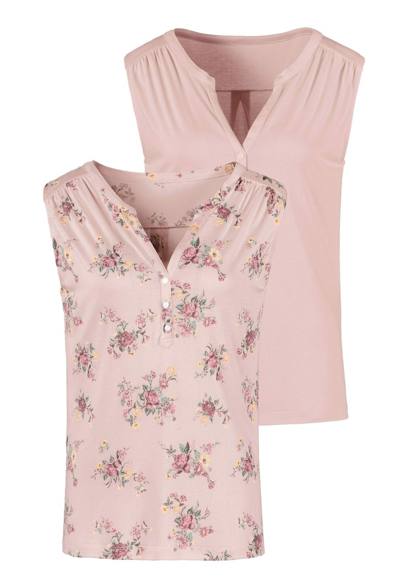 Damen T-Shirts | LASCANA 2 PACK Top rosé/rosa - RI27674 Damen T-Shirts | LASCANA 2 PACK Top rosé/rosa - RI27674