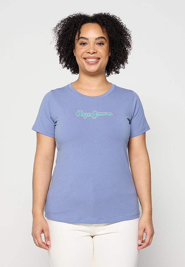 Pepe Jeans T-shirt print blauw