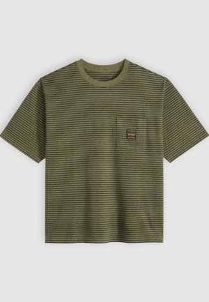 Levi's® Workwear, WORKWEAR TEE UNISEX - Μπλουζάκι με στάμπα - green heather