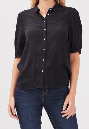 Overhemdblouse - black